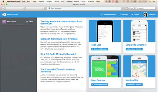 استفاده از Xamarain Studio در Mac