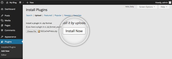  نحوه ی نصب افزونه (plugin)