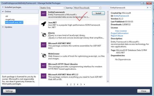 NuGet packages