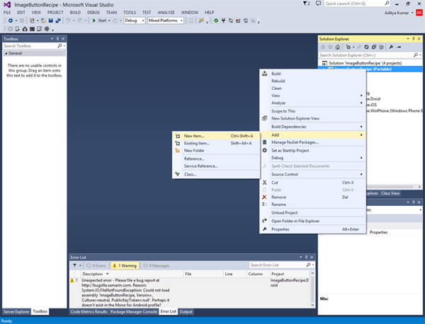 آموزش Xamarin