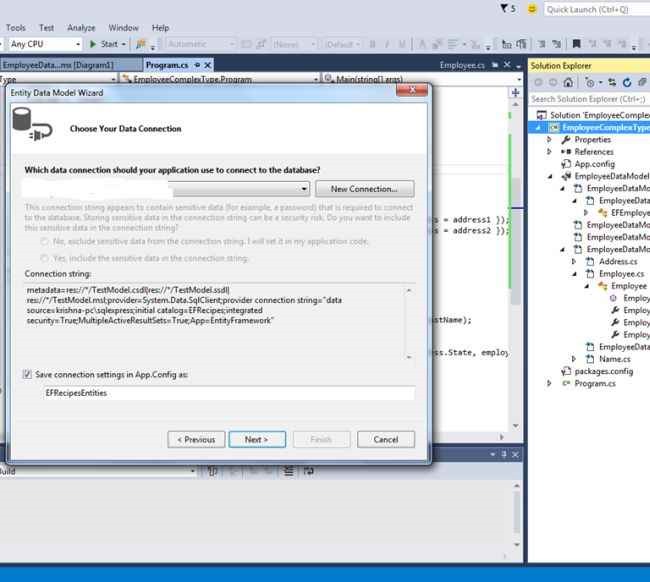 EF designer from Database