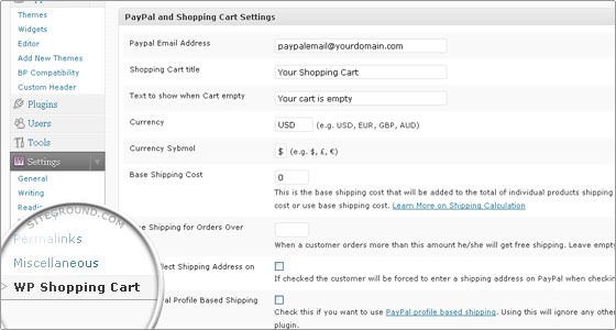 نحوه ی نصب افزونه ی Simple PayPal Shopping Cart