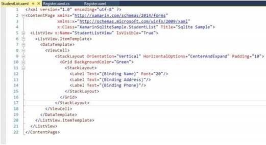آموزش Xamarin