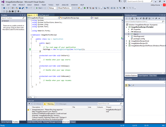 آموزش Xamarin