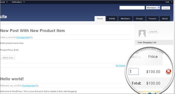 نحوه ی نصب افزونه ی Simple PayPal Shopping Cart