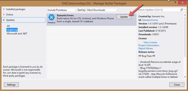 Xamarin Forms Nuget Package