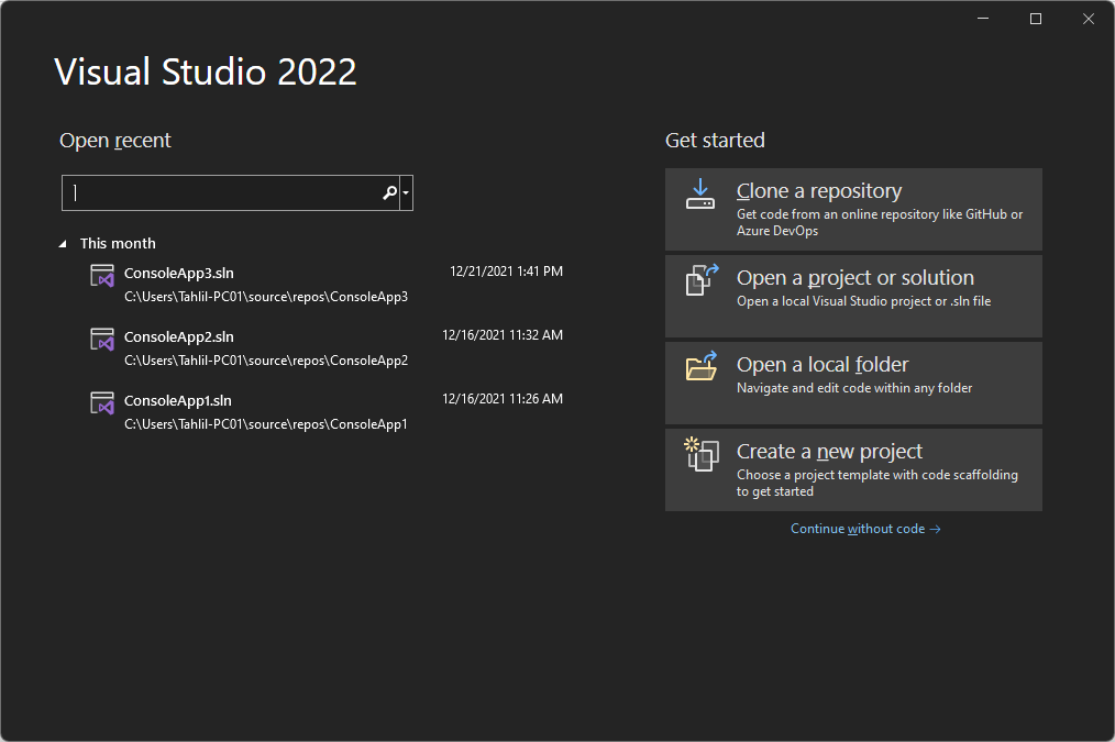 آموزش نصب Visual Studio 2022