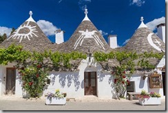 Beautiful town of Alberobello with trulli houses, main turistic district, Apulia region, Southern Italy